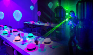 Laser Tag Glow Party